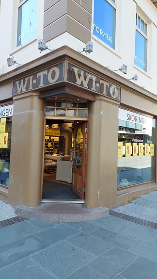 Wi-To-hjørnet er et velkjent landemerke i Tromsø sentrum!