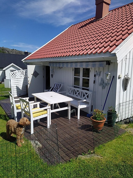 Møblert uteplass