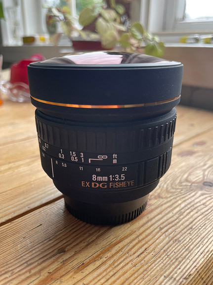 Sigma 8mm f3.5 fisheye EX DG Nikon | FINN torget