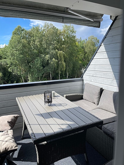 Veranda med sol hele dagen