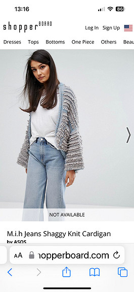 Mih hot sale jeans cardigan