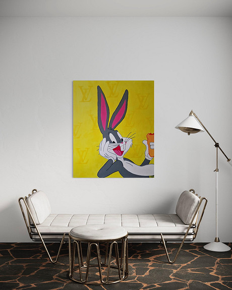 Cuadro Louis Vuitton Bugs Bunny