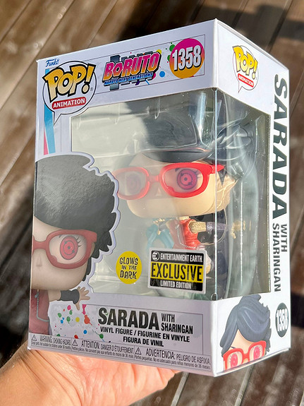 Boruto Sarada with Sharingan Glow-in-the-Dark Funko Pop! Vinyl