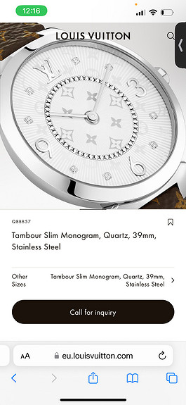 Tambour Slim Watch - Traditional Watches QBBB57