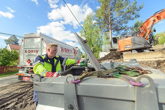 Vi leverer fossilt og fornybart - der kunden trenger det. Anleggsplasser er en velkjent kundelokasjon for DRIV