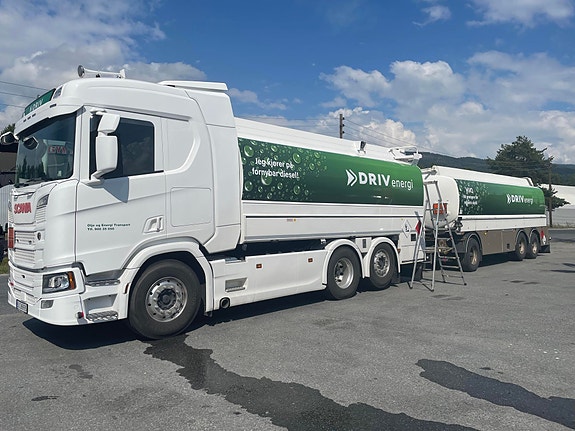 Flere av våre tankbiler bruker fornybar diesel (HVO) som reduserer utslippet med 90%