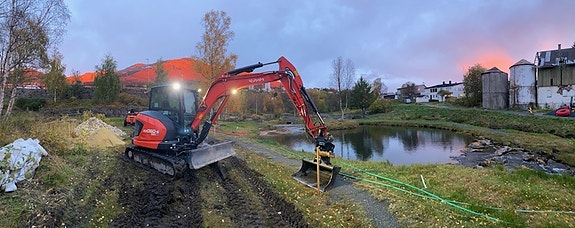 Et av våre nylige prosjekter som vi er veldig stolte av; renovering av Elvedalen naturmøteplass