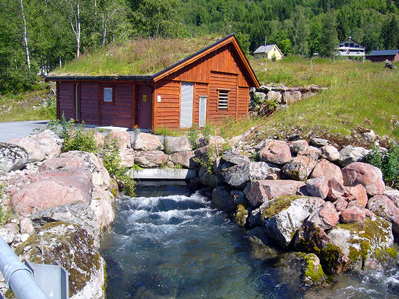 Horpedal kraftverk i Fjærland har en årsproduksjon på 13 Gwh.