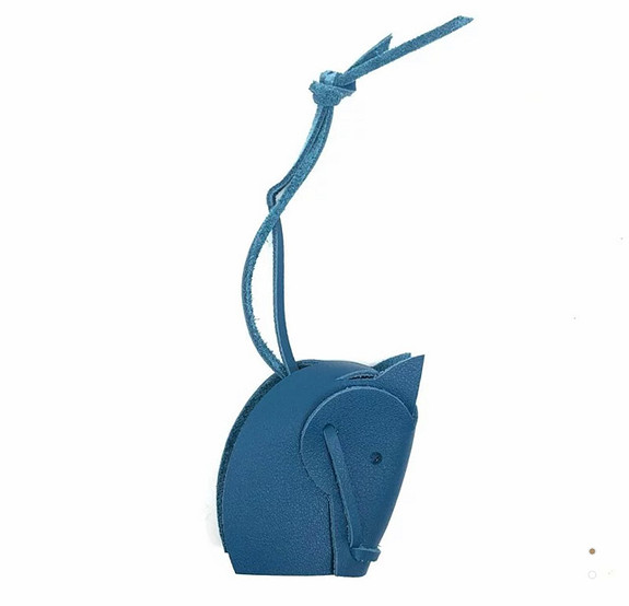 Hermes Swift Leather Tete de Cheval Horse Bag Charm