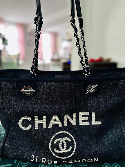 chanel mini shopper tote bag