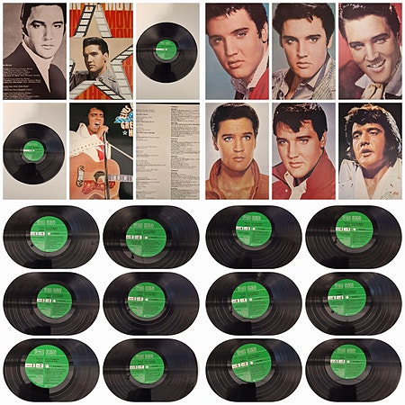 ELVIS PRESLEY/GREATEST HITS 7 STK 1978 - VINTAGE/RETRO LP-VINYL (ALBUM)