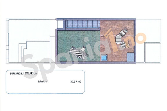 Plantegning takterrasse