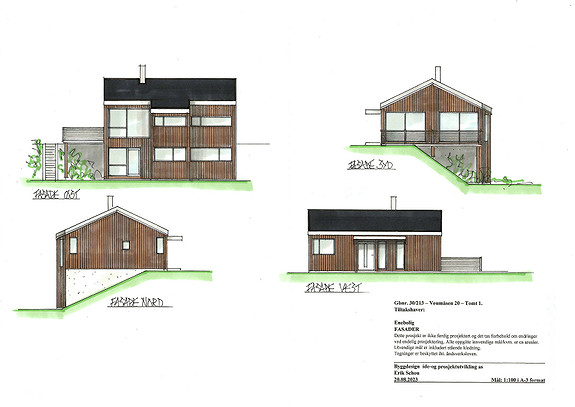 Ide-skisse til enebolig - Tomt 1
Ta kontakt for mer info / tomtebefaring : tlf. 908 53 961
erik.schou@norgeshus.no