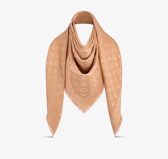 Louis Vuitton skjerf / sjal i 60 % silke og 40 % ull - Bloppis