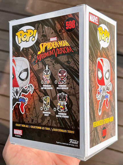 Figurine Venomized Spider-man / Spiderman Maximum Venom / Funko Pop Marvel  598