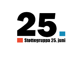 Støttegruppa 25. juni logo
