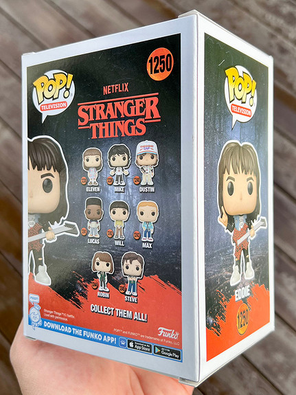 Funko POP Stranger Things - Eddie c/Guitarra S4 - Stranger Things