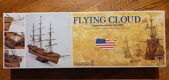 Flying Cloud Wood Model Ship Kit by Mamoli