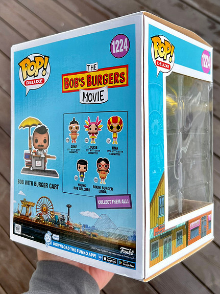 Funko Pop! Filme Bob's Burgers Bob with Burger Cart 1224 Excluso - Moça do  Pop - Funko Pop é aqui!