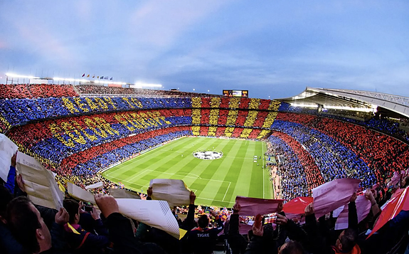 Hjemmestadionen til FC Barcelona