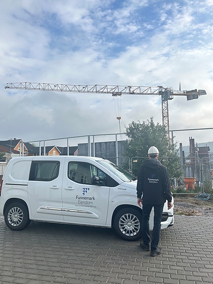 Vi holder for tiden på å bygge nytt bilforhandleranlegg til Toyota Porsgrunn