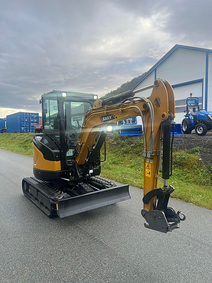 Sany SY26U 2,6 Tonns minigraver - 5år / 10.000 timer garanti - LEASING FRA 0,- KONTANT