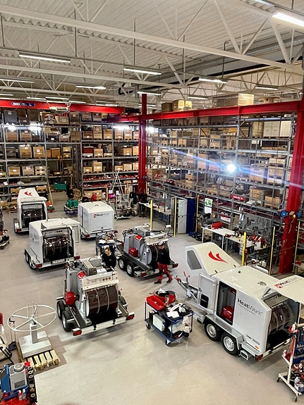 HeatWork produksjonslokalet