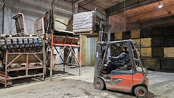 Råvarer til pakkelinjene 2