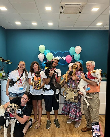 Adopt-a-dog day arranged by our advisors