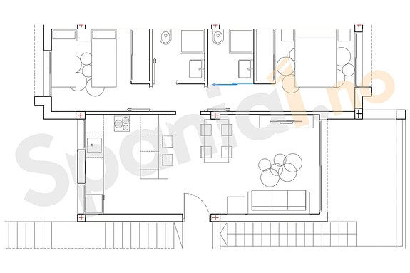 Leilighet med 2 soverom