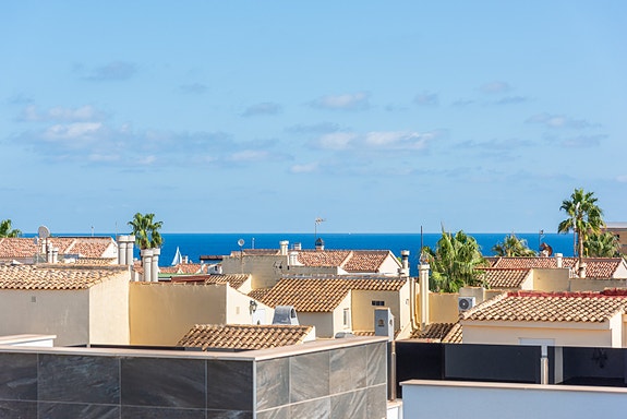 Nydelig utsikt fra takterrassen