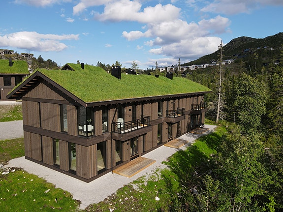 Hjørneleilighet i 2. etg med deilig utsikt mot Gaustatoppen.
