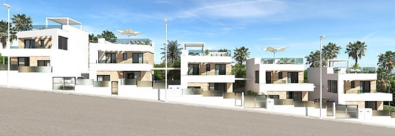 Det skal bygges fem eneboliger i prosjektet