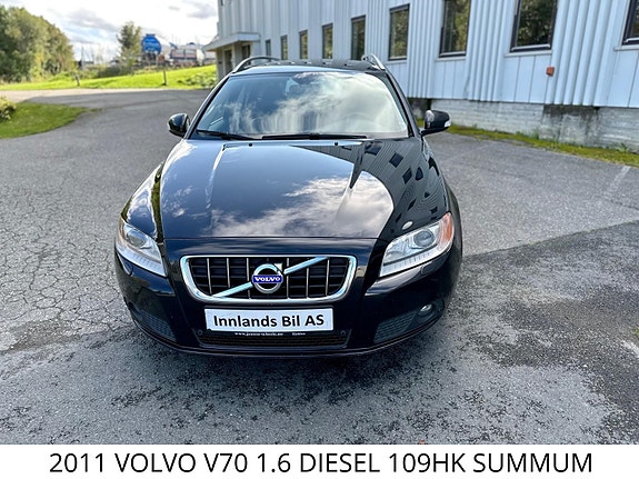 Bruktbil til salgs: Volvo V70 - 2011 - Svart - 109 hk - Stasjonsvogn ...