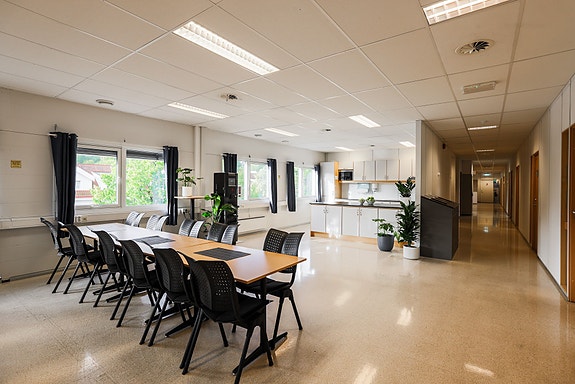 Felles kantineområde for alle leietakere