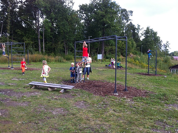 Tufteparken ligger et steinkast fra barnehagen vår