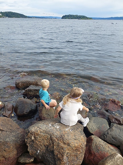 Krabbefiske i Blakstadbukta