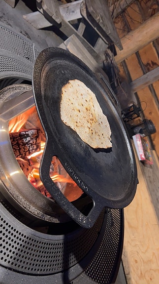 Flatbrød baking til jul