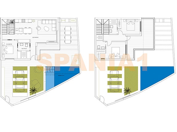 Plantegning av villaen