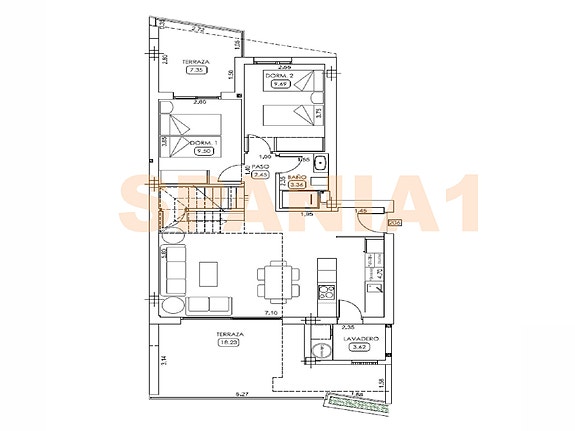 Plantegning - 1 plan