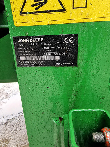 John Deere Butterfly sett 2007, kr 235 000,-