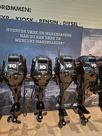 Mercury F 10 (15/20) -styrekult-Kort/lang- Lager tømming!