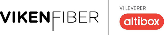 VIKEN FIBER AS logo