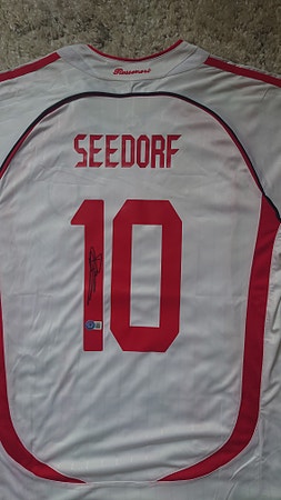 Signert Clarence Seedorf fotballdrakt