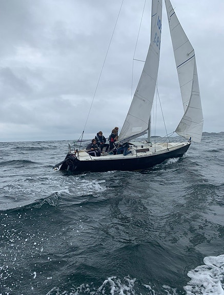 Lettseilt Albin Express 26 fot m/6 hk leies ut, m/u instruktør 2 of 7