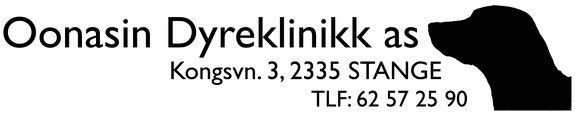 Oonasin Dyreklinikk as logo