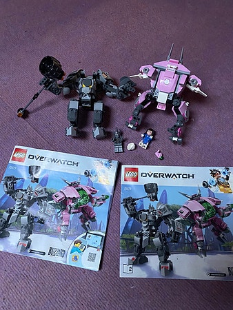 NY PRIS!!! Lego Overwatch D. Va Y Reinhardt 75973