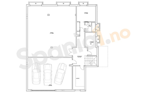 Plantegning underetasje