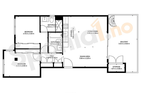 Plantegning leilighet