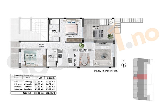 Plantegning leilighet